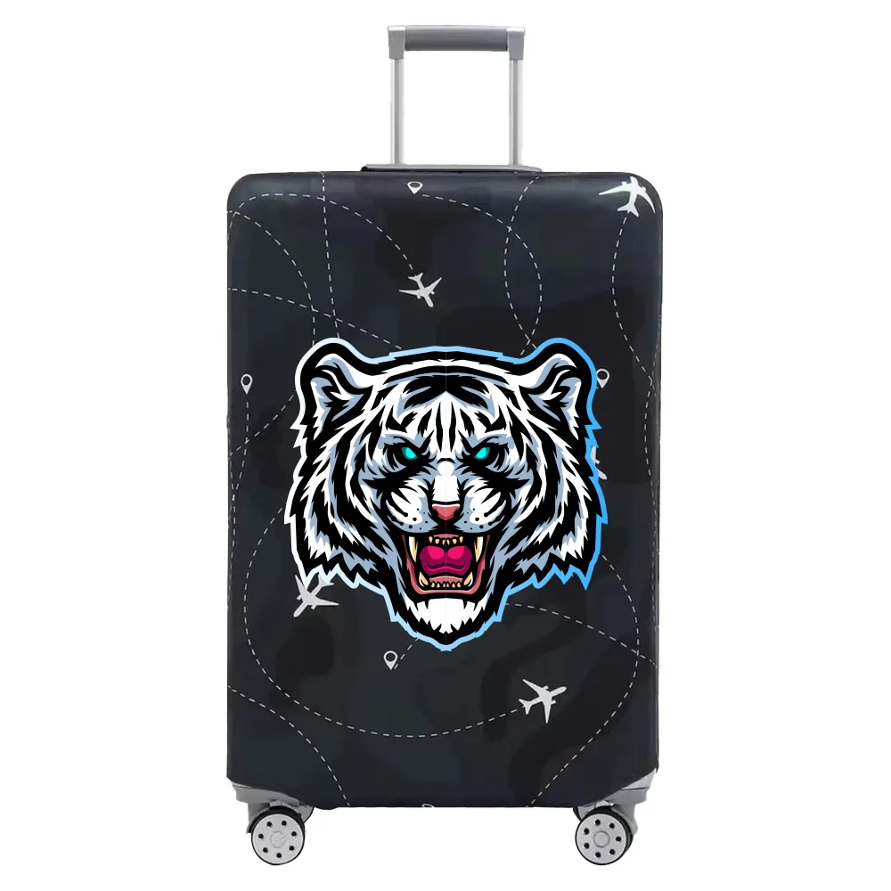 Luggage Cover Travel Suitcase Protective Cover Teamlogo Series Dust-Proof Thickened Elastic Fabric for 18-32inch Baggage Case