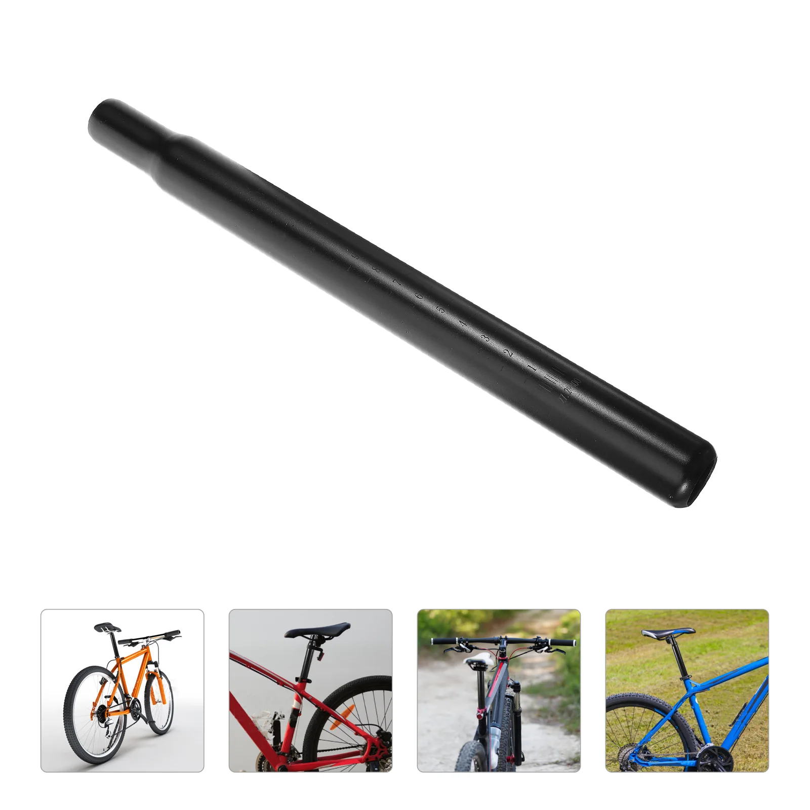 

Adjustable Mountain Bike Seatpost For Kids High-Carbon Steel Durable Replacement Seat Post Compatible With Road Fixed Gear