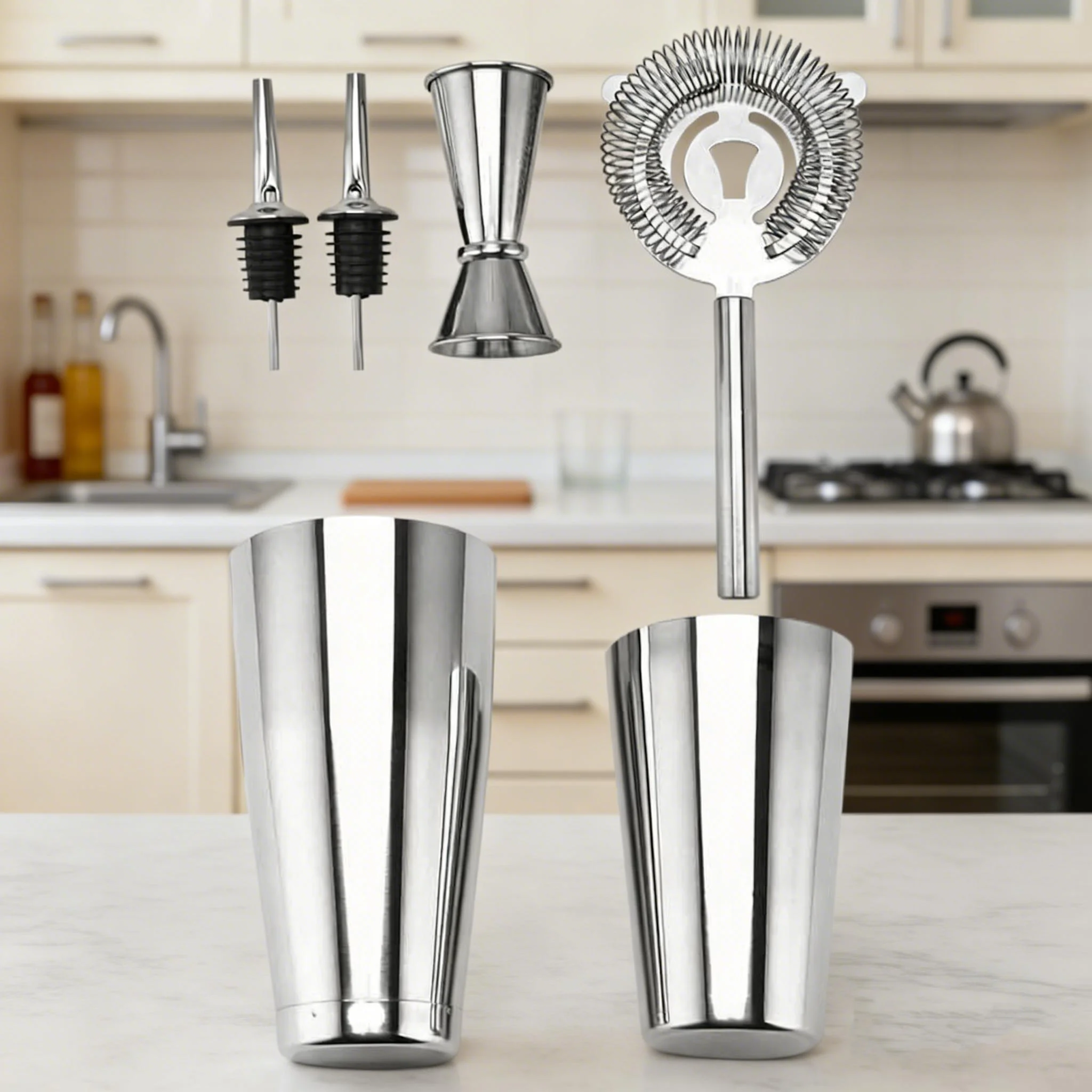stllCocktail Maker Set Boston  - Boston Shaker Set ulasan dan harga