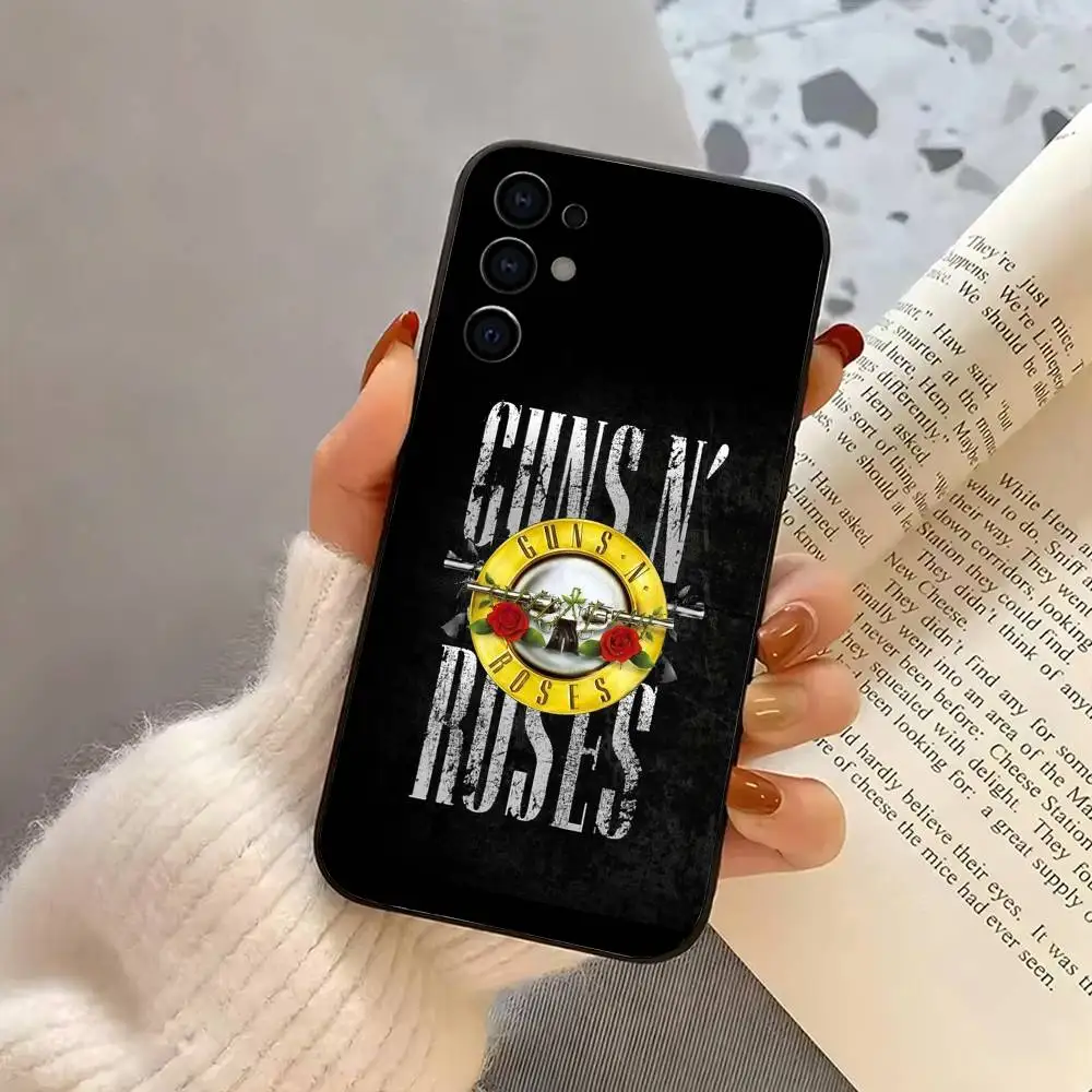 G-Guns N R-Roses Good Time Phone Case For Samsung S25,S24,S21,S22,S23,S30,Ultra,S20,Plus,Fe,Lite,Note,10,Black Cover