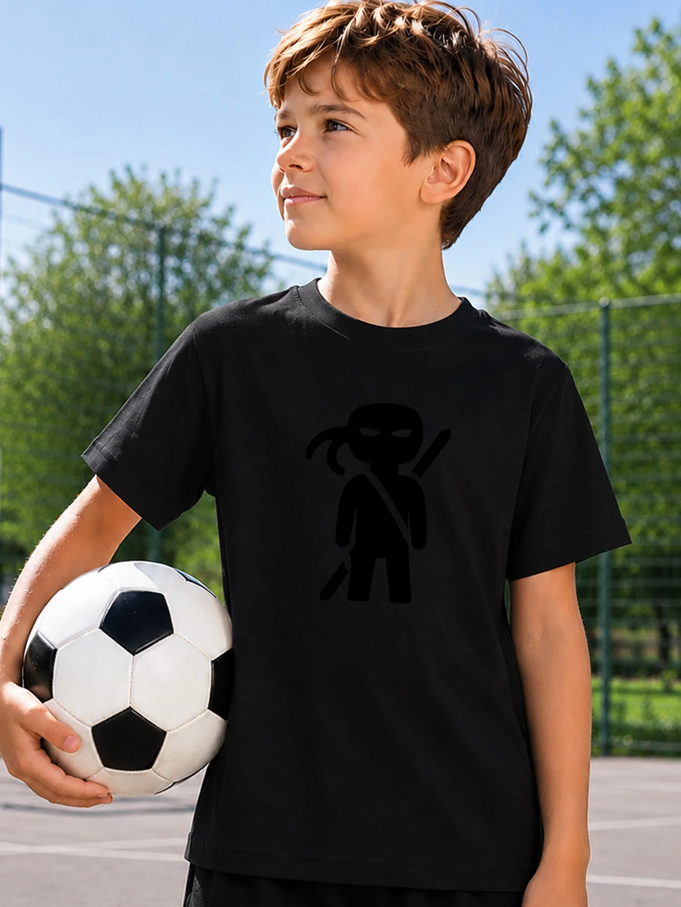 Kaus Lengan Pendek Anak-anak G - Kids Outdoor Ninja ulasan dan harga