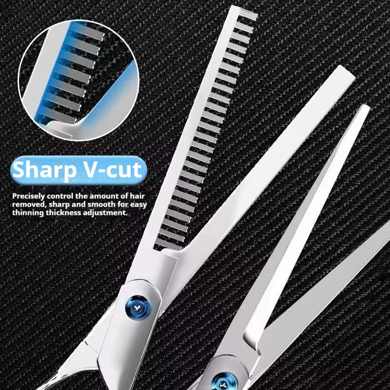 2 أنماط مقص حلاّق أداة تصفيف الشعر لقطع الشعر الفولاذ المقاوم للصدأ صالون الحلاقة اكسسوارات أدوات حلاقة صالون المنزل
