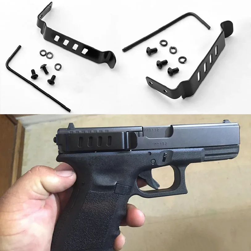 

Concealed Carry Gun Belt Clip Kit For Glock 17 19 and 1911 Pistol IWB Holster Internal Carry Clip With ClipDraw Left or Right