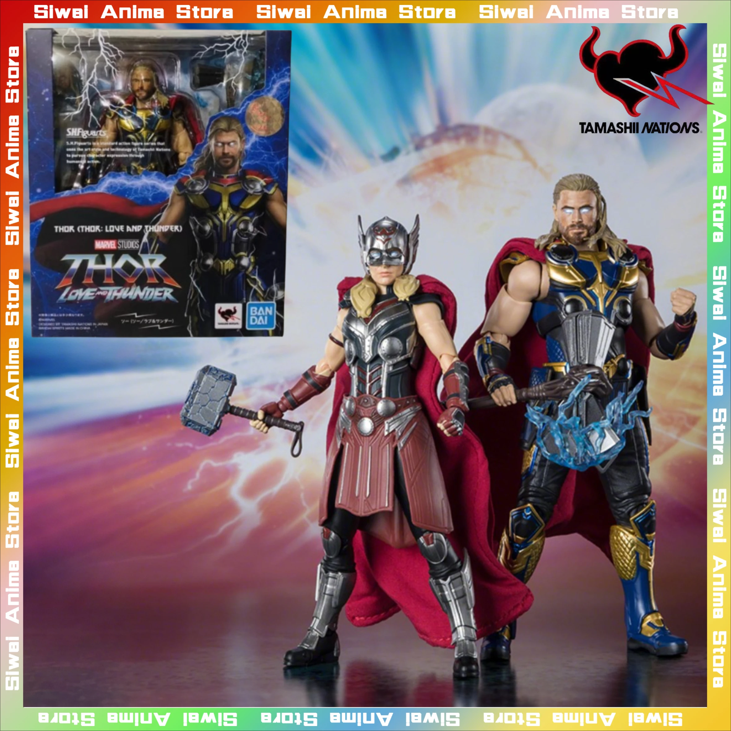 

Thor：Love and Thunder Marvel BANDAI Doctor Strange Thor S.H.Figuarts Anime Action Figure Collection Figurine Model Toys Gifts
