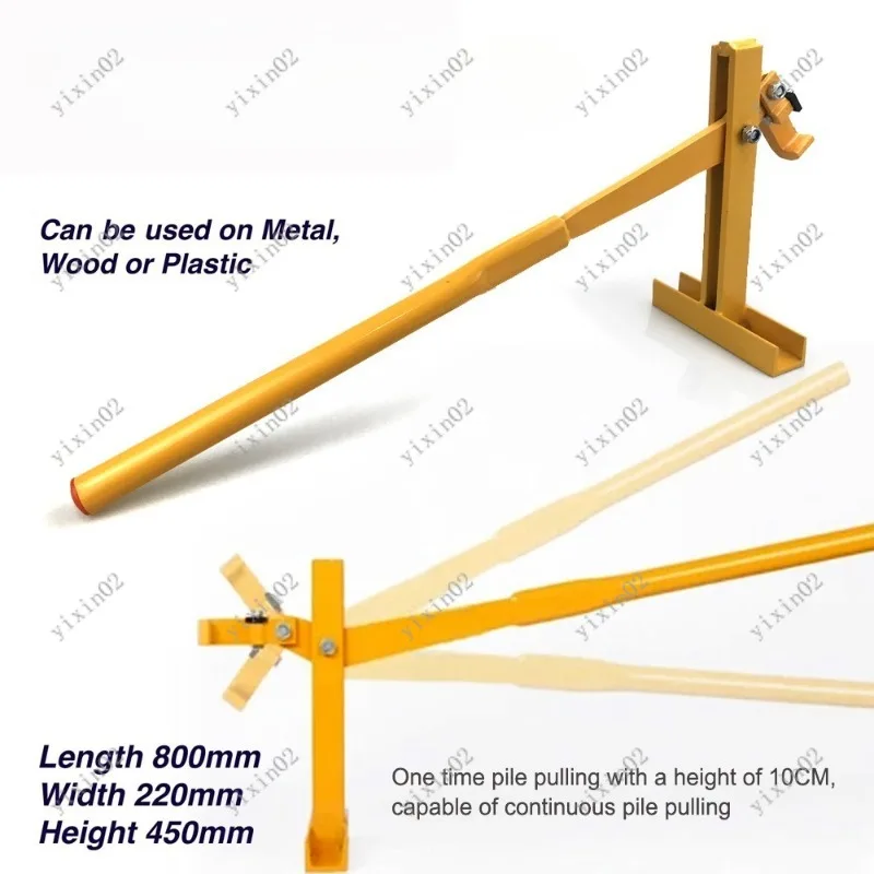 Heavy Duty Post Lifter Tool for Ranch Farm Fence Post Pulling & Lifting