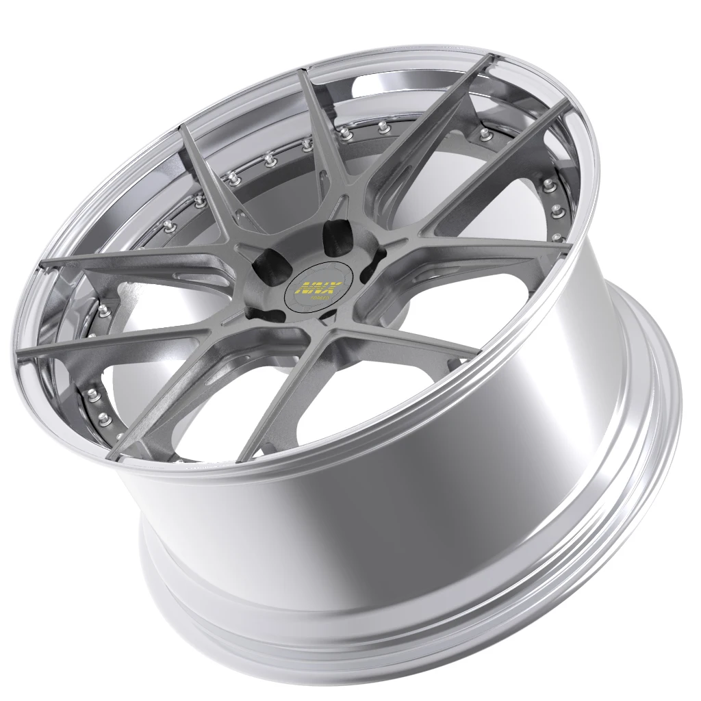 Performance WheelsCar Wheels 2-pieced Texture Finished 18 19 20 21 22 23 24 25 26 Inch Mesh Design Customized Forged Wheel HubFo