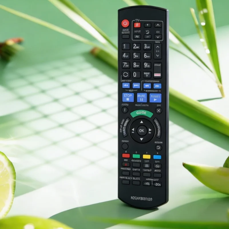 

For Panasonic N2QAYB001039 Blu-Ray DVD Player Remote Control Replacement Compatible with Original