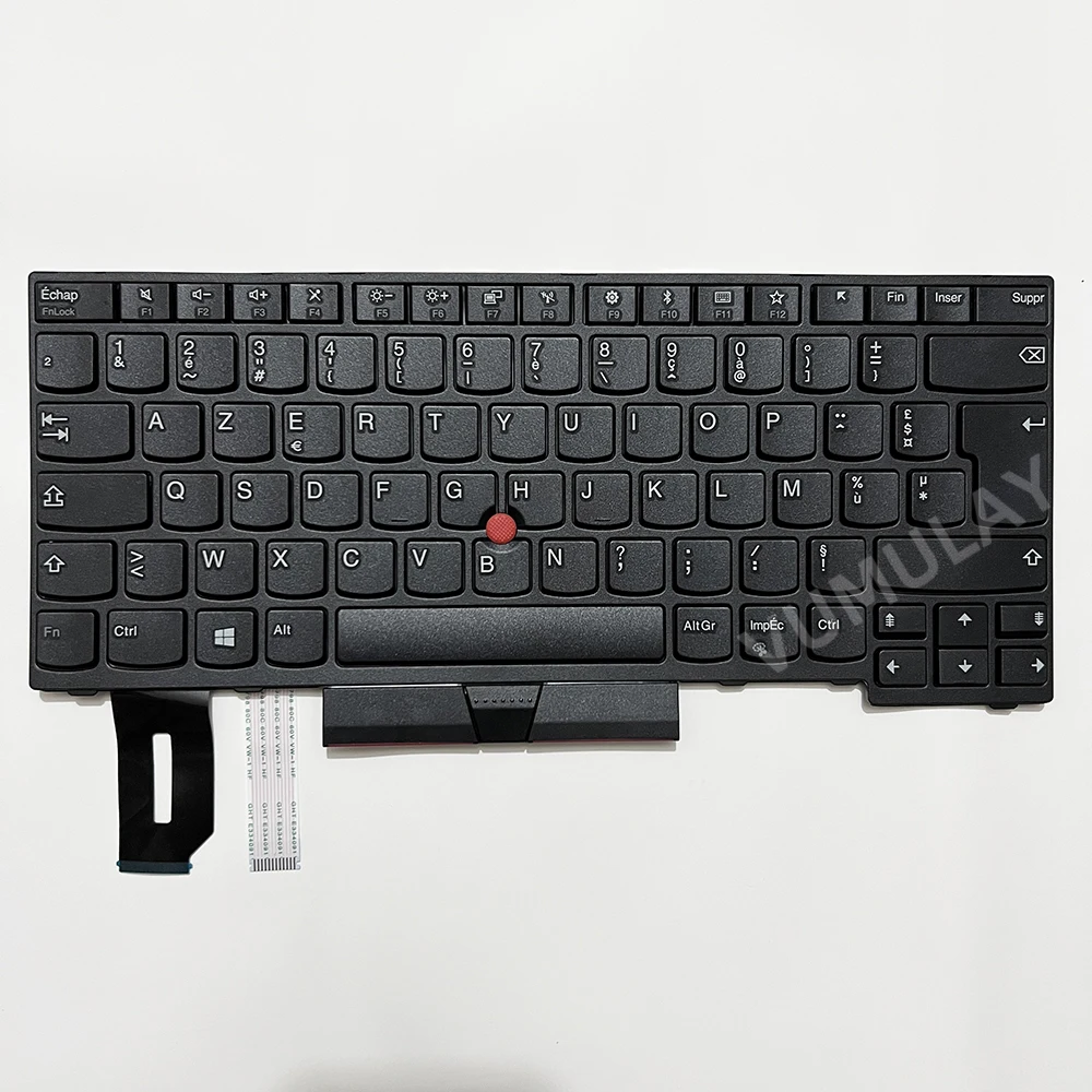 AZERTY Keyboard for LENOVO ThinkPad E480 E485 E490 E495 L380 L390
