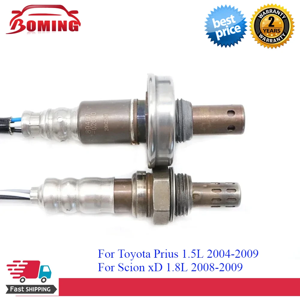 

2PCS New Up Downstream O2 Oxygen Lambda Sensor 234-9056 234-4623 For Toyota Prius 1.5L Scion xD 1.8L 2004-2009 2349056 2344623