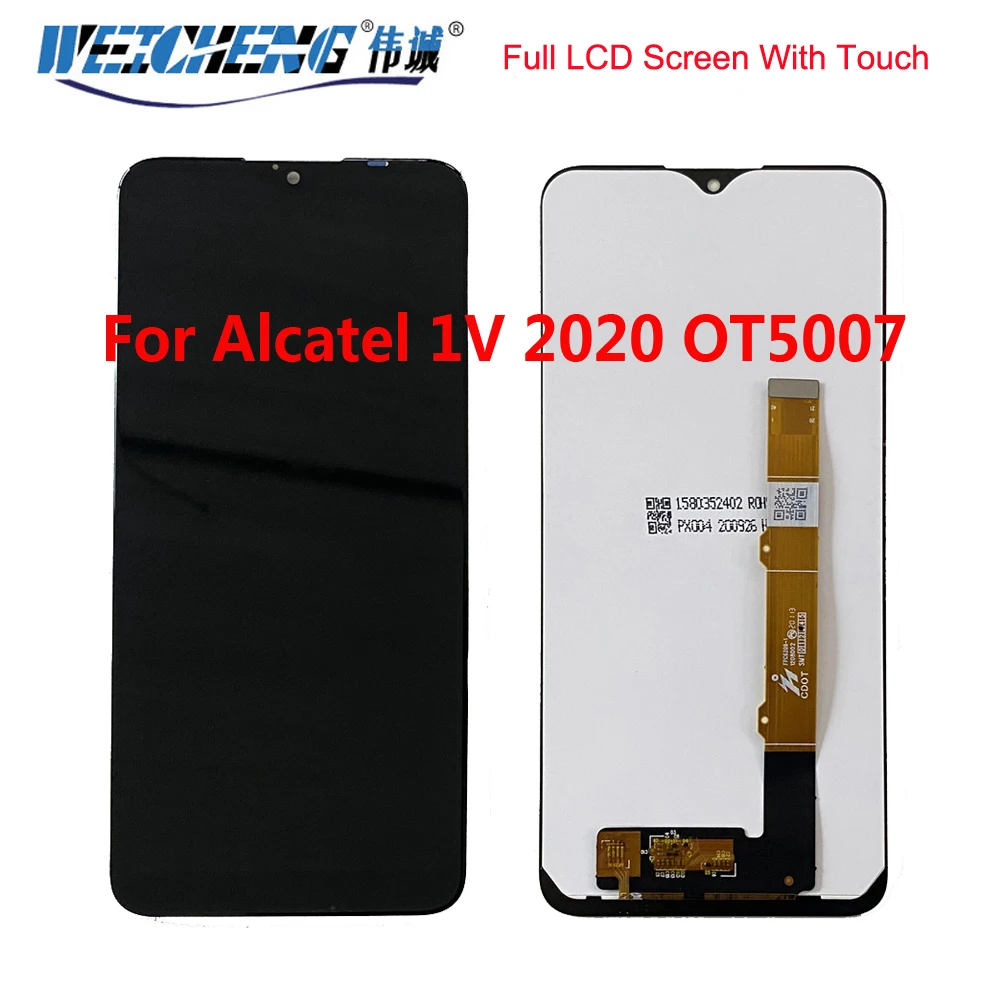 Original Tested LCD Display For Alcatel 1V 2020 OT5007 5007U 5007G 5007ALCD Display Touch Screen Digitizer Assembly Replacement