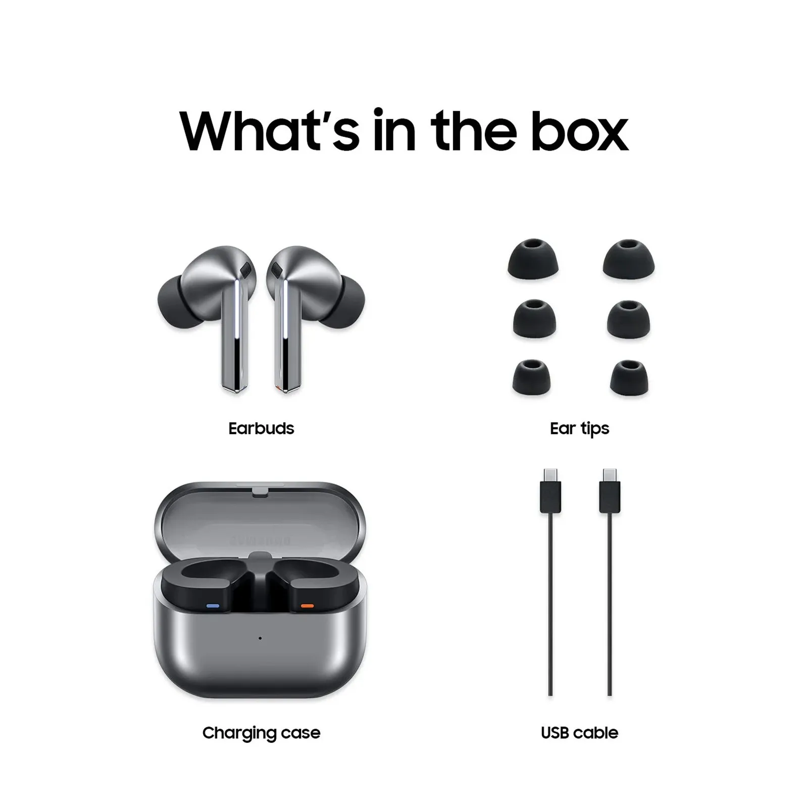 

Bluetooth-наушники Galaxy Buds3 Pro с чехлом для зарядки