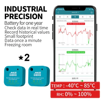 iPhone/Android 용 온도계/습도계 애완 동물 시가 휴 미더 기타 무선 용 Bluetooth 실내 온도 습도 센서