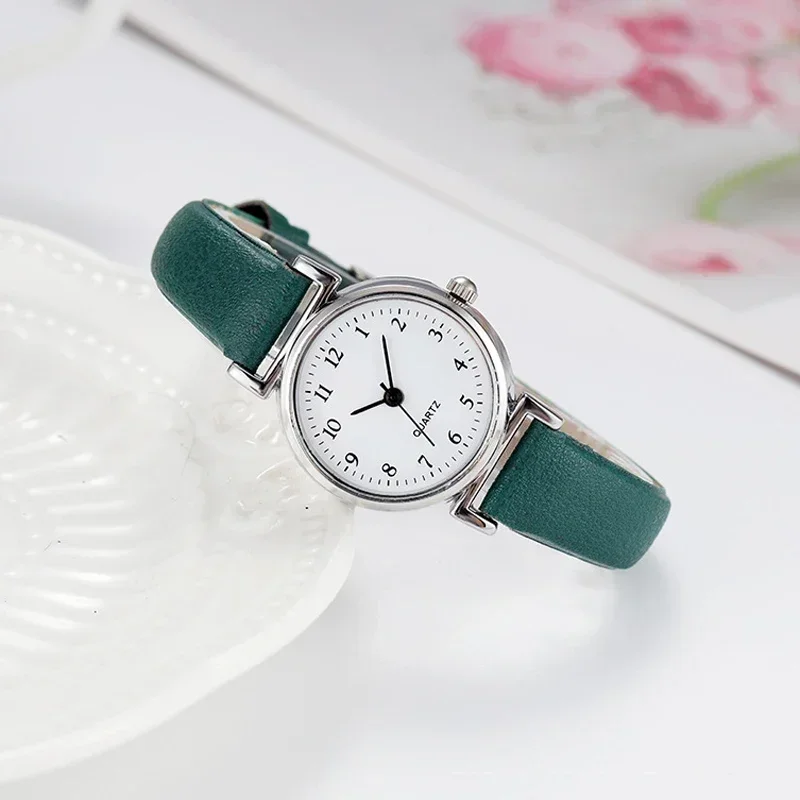 Hight Quality Brand Quartz Watch Ladies Luxury Fashion Small Dial Casual Watches Leather Wristwatch for Women Relojes Para Mujer