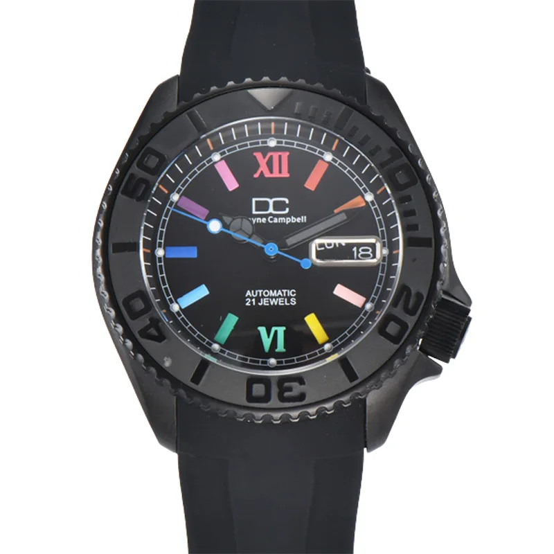 2025 new dual calendar watch personalized creative fashion waterproof luminous mechanical watch