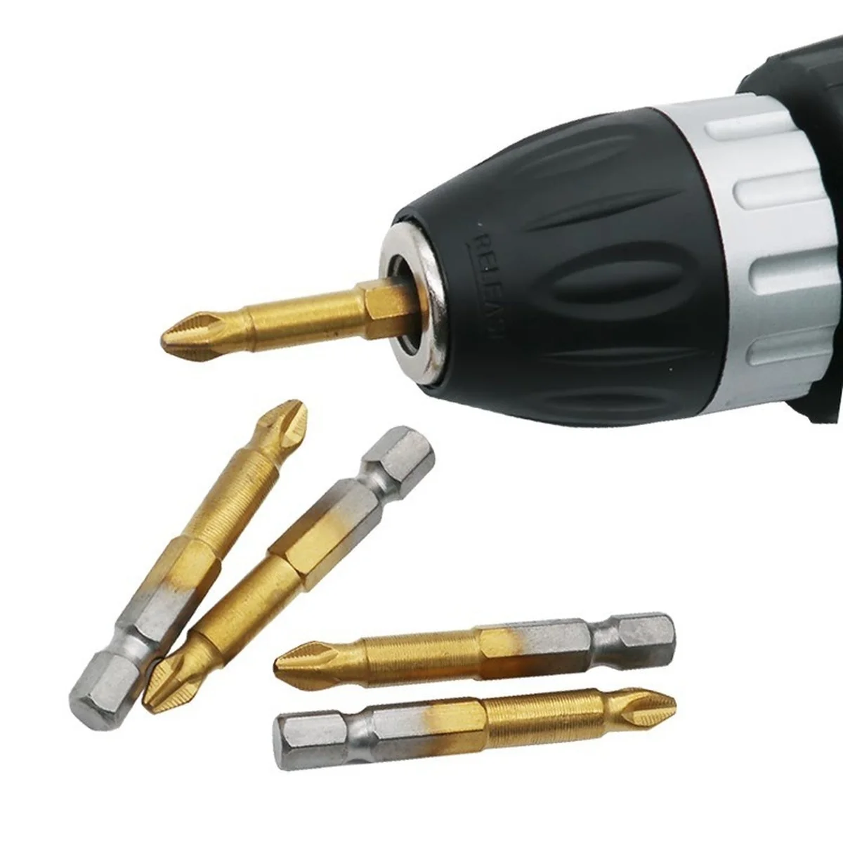 5/10pcs Anti Slip Electric Screwdriver Bits 1/4\