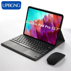 Capa de teclado de toque para Lenovo Xiaoxin Pad Pro, tampa do mouse sem fio, Bluetooth, 12,7 polegadas, 2023