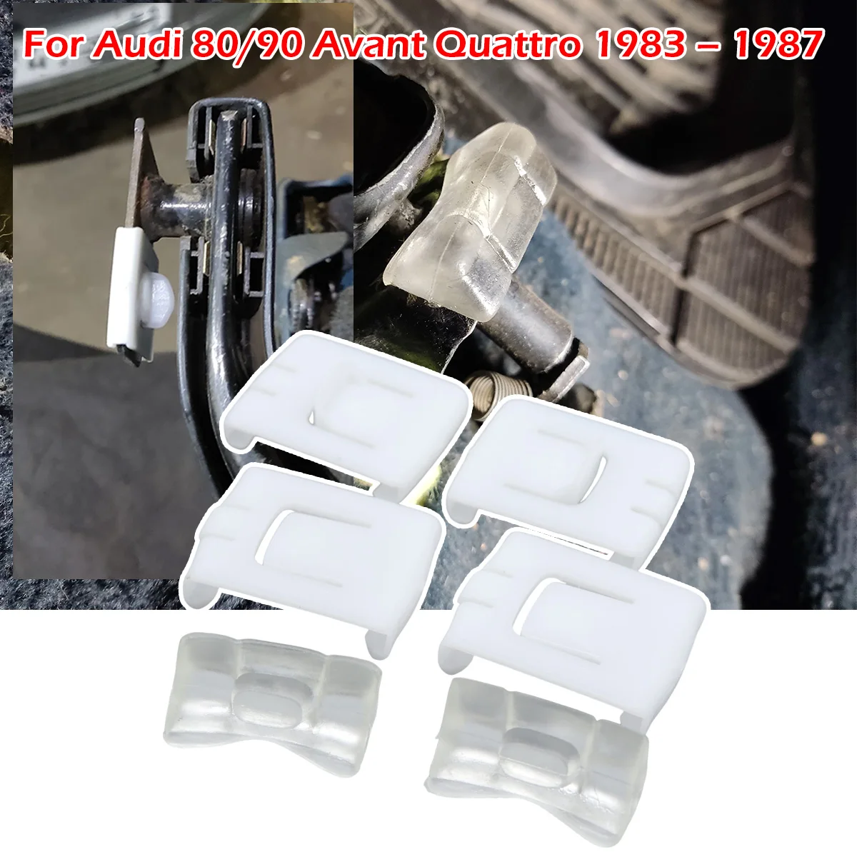 

Крепеж для автомобильного сиденья, зажимы для направляющих, направляющая слайдера для Audi 80 90 Avant 1982-1987 Coupe Vortex Corda Chery Viana A168, аксессуары