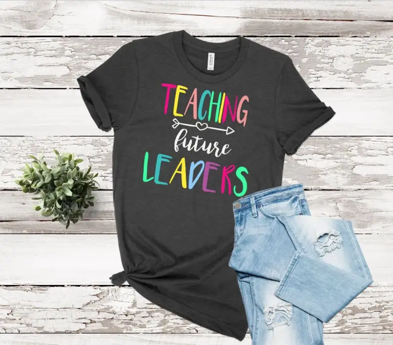 

Teaching Future Leaders teaching Shirts Teacher shirts Tee for Teachers y2k aesthetic goth tops graphic t shirts