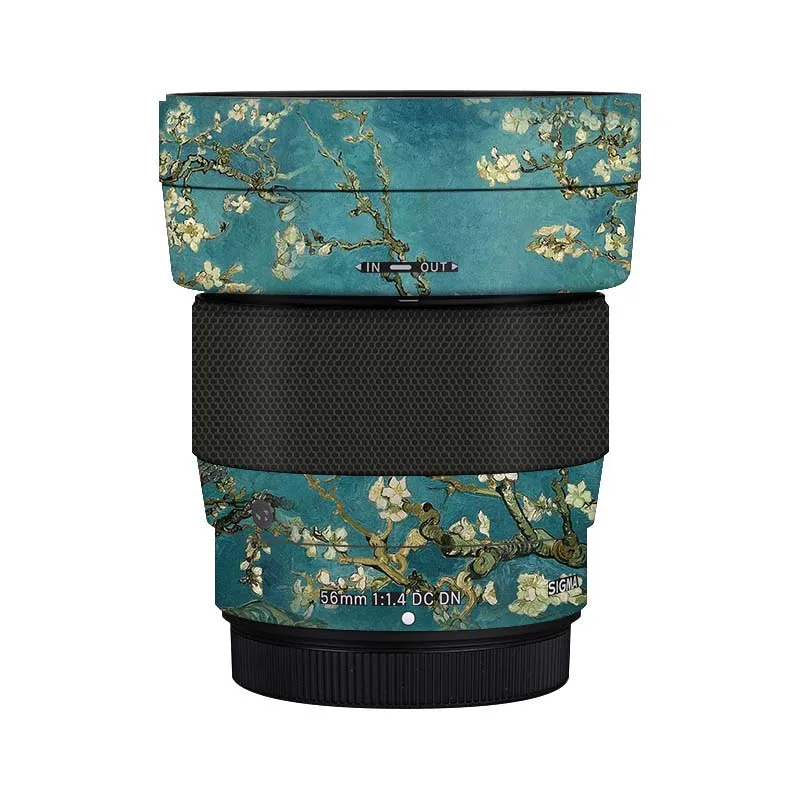 For SIGMA 56mm F1.4 DC DN for Olympus M43 Mount Lens Body Sticker Protective Skin Decal Vinyl Wrap Film Anti-Scratch Coat