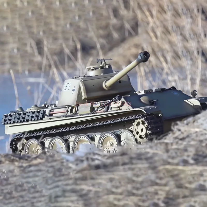 Henglong 1/16 3879 German Leopard G Type Remote-Controlled Main Battle Tank Infrared Combat Simulation Military Model Boy Toy