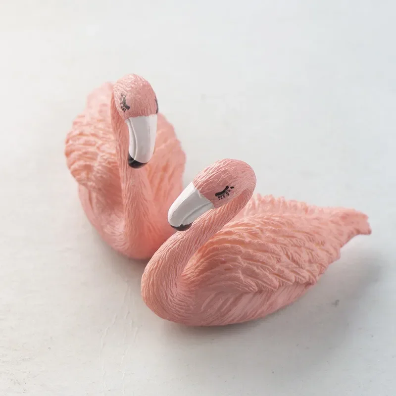 2 قطع الجملة الجدة لطيف زوجين الزفاف احتفالي فلامنغو زخرفة، زوج من ديكورات المنزل