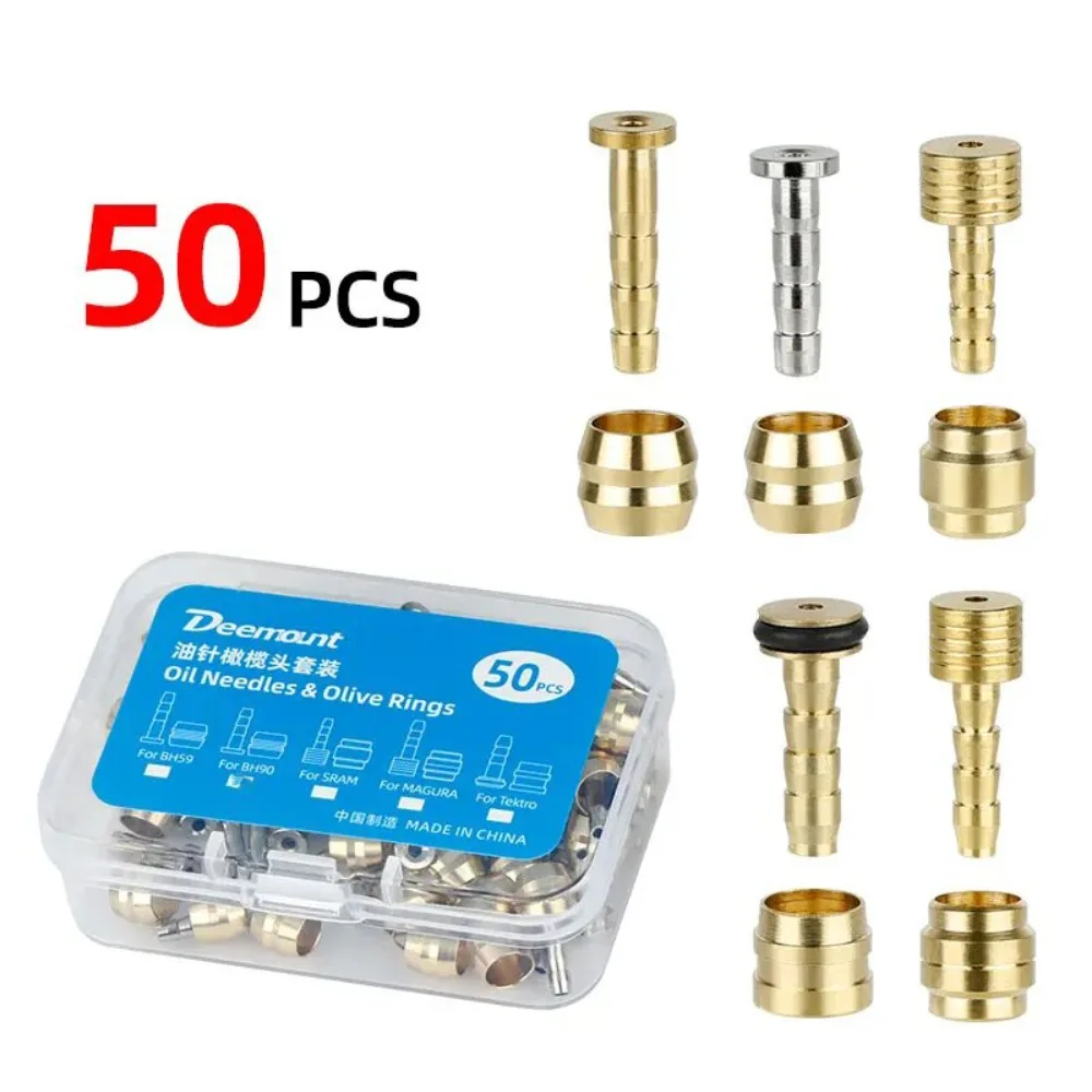 50 Pcs Bicycle Brake Olives/Inserts for SHIMANO BH90 BH59 SRAM Magura Tektro Cycle Hydraulic Brake Connector Replacement Parts
