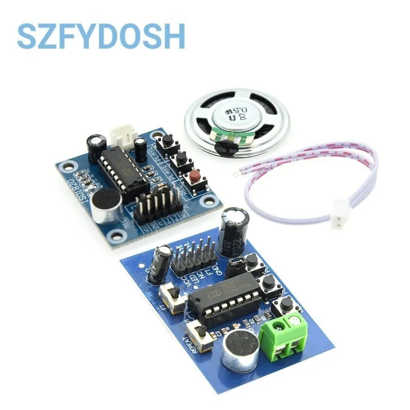 1pcs ISD1820 Voice Recording Recorder Module With Mic Sound Audio Loudspeaker For Arduino