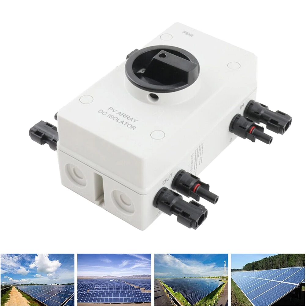 Photovoltaic Electrical Isolator Solar Switch PV Photovoltaic DC Switch 1000V 32A  4-Pole UL94V-0 Outdoor Waterproof IP66