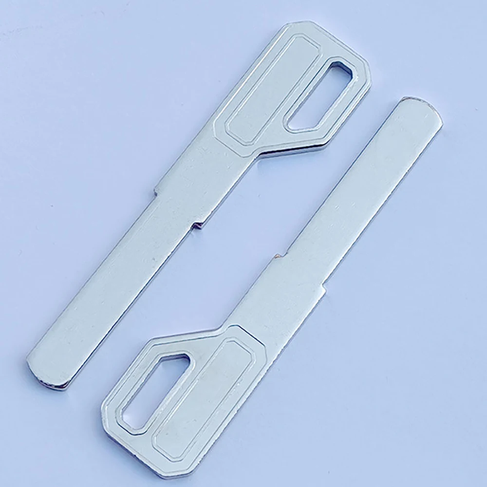 Imagem -05 - Embrião Intelligent Lock Blade Fingerprint Lock Key Casa Porta Blanks Chaveiro Suprimentos 20 Pcs