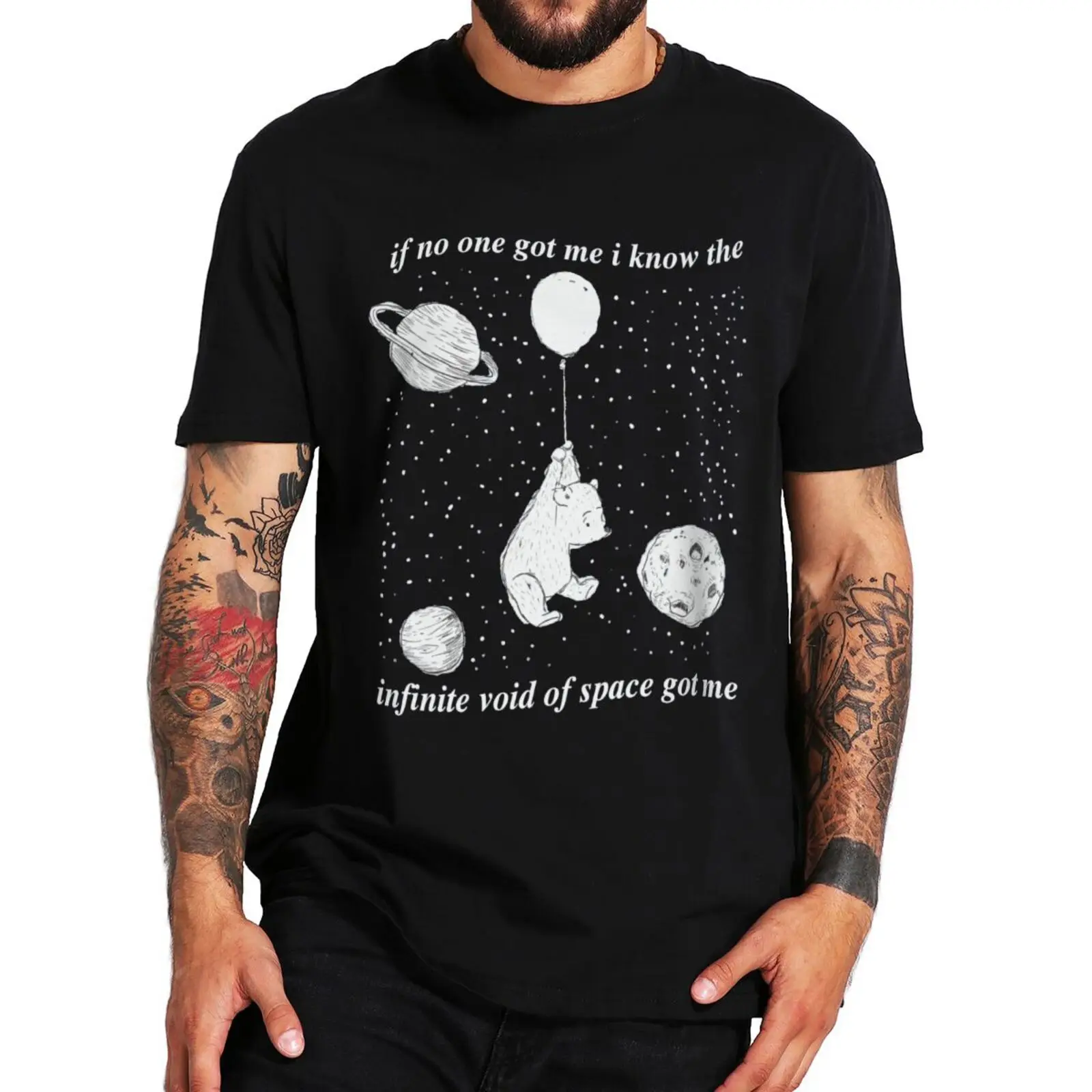 

Футболка унисекс с надписью If not Me I'm The Void Of Space Can, забавная футболка для любителей астрономии с планетами, хлопковая Повседневная футболка для любителей астрономии