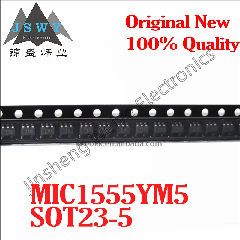 

(10/50 pieces) MIC1555YM5 SOT23-5 CMOS RC timer/oscillator chip Brand new original stock Fast delivery Electronic components