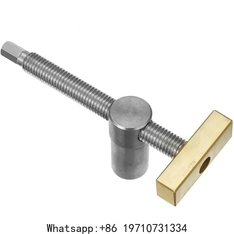 19/20mm Bench Dog Clamp 3/4 Inch Dog Hole Clamp Woodworking Adjustable Workbench Stop Stainless Steel Brass