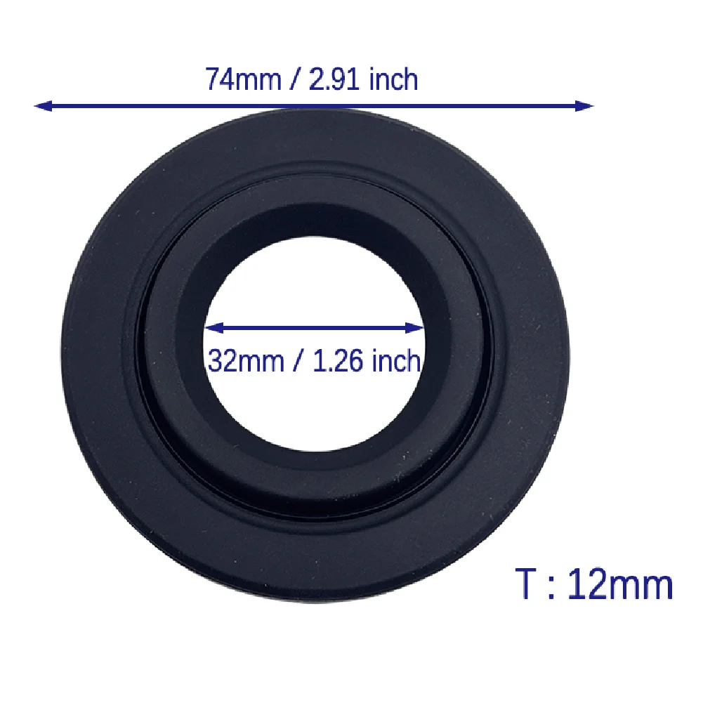 Coffee Machine Silicone Gasket for For Dedica For ECO311 ECZ351 - 74mm Outer Dia 32mm Inner Dia 12mm Thickness
