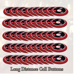 QWICALL 50Pcs Wireless Calling System Pager Waterproof Call Button for Bar,Restaurant,Office,Cafe Call waiter Service Bell