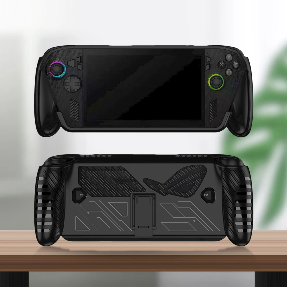 ل ROG XBOX Ally/ل ROG XBOX Ally X وحدة تحكم الألعاب يده حافظة واقية من البولي يوريثان ث/قوس خلفي غطاء جلد واقي مقاوم للصدمات #6