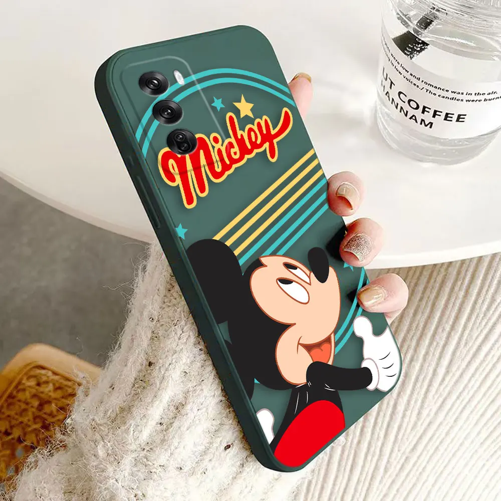 Zabawne etui na telefon Disney Mickey Mouse Cover dla OPPO A7 A5 2018 RENO 10 8 8T 7 6 6Z 5 5F 4 3 2F Z Lite PRO PLUS 4G 5G Case Funda