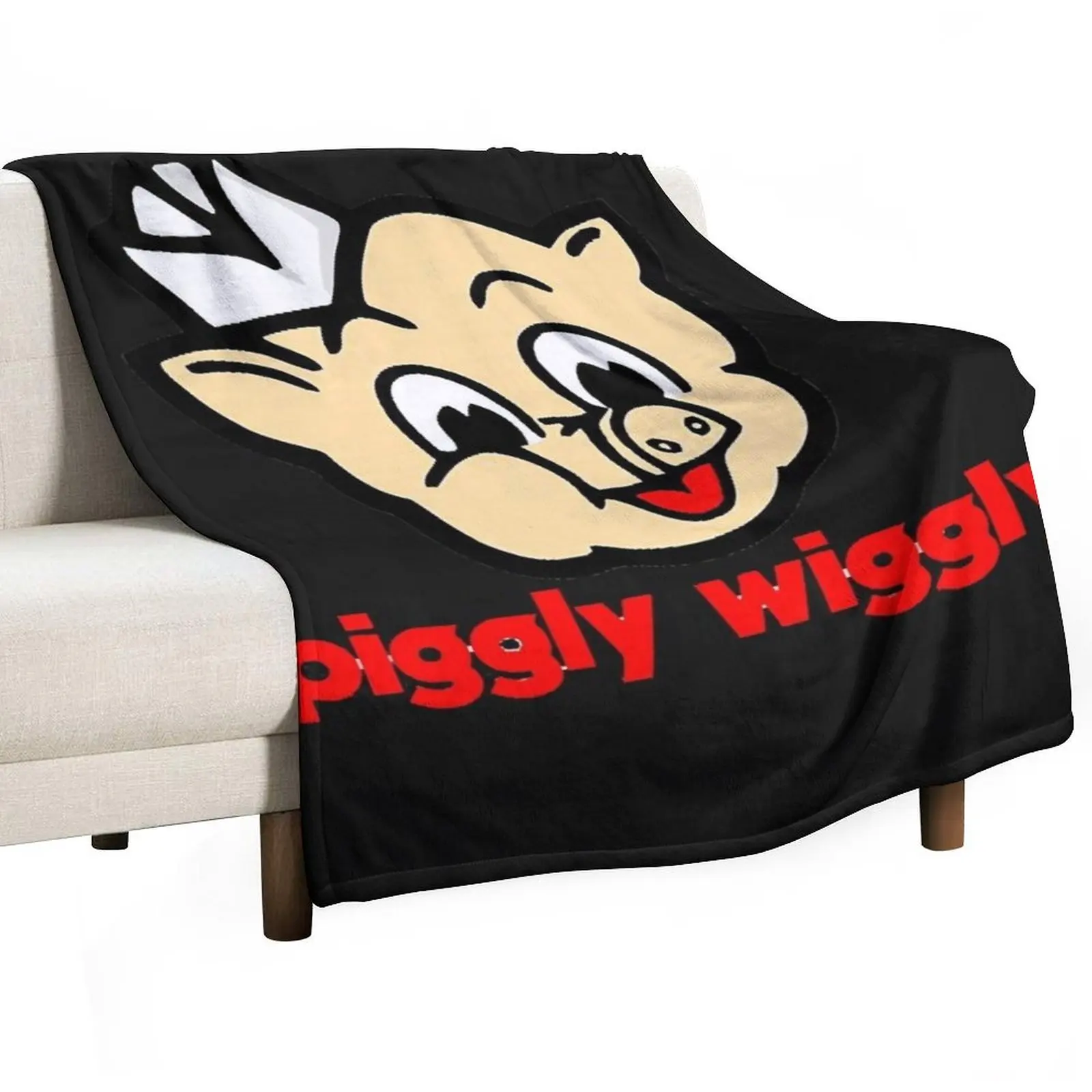 피글리 위글리 클래식 티셔츠 장식용 소파용 얇은 빈티지 웬즈데이 담요