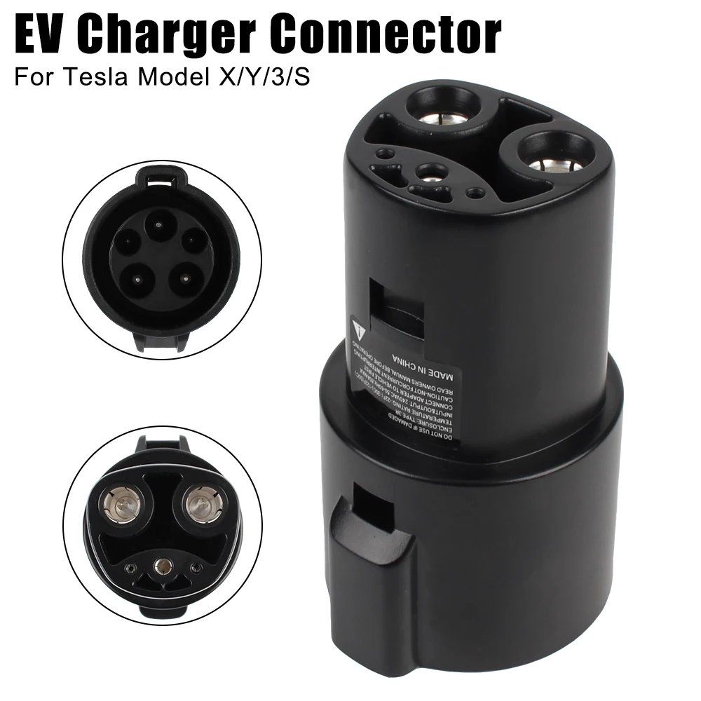 Electric Car Charging Connector SAE J1772 Type 1 To Adapter For Tesla EVSE For Tesla Model X Y 3 S EV Charger Adapter