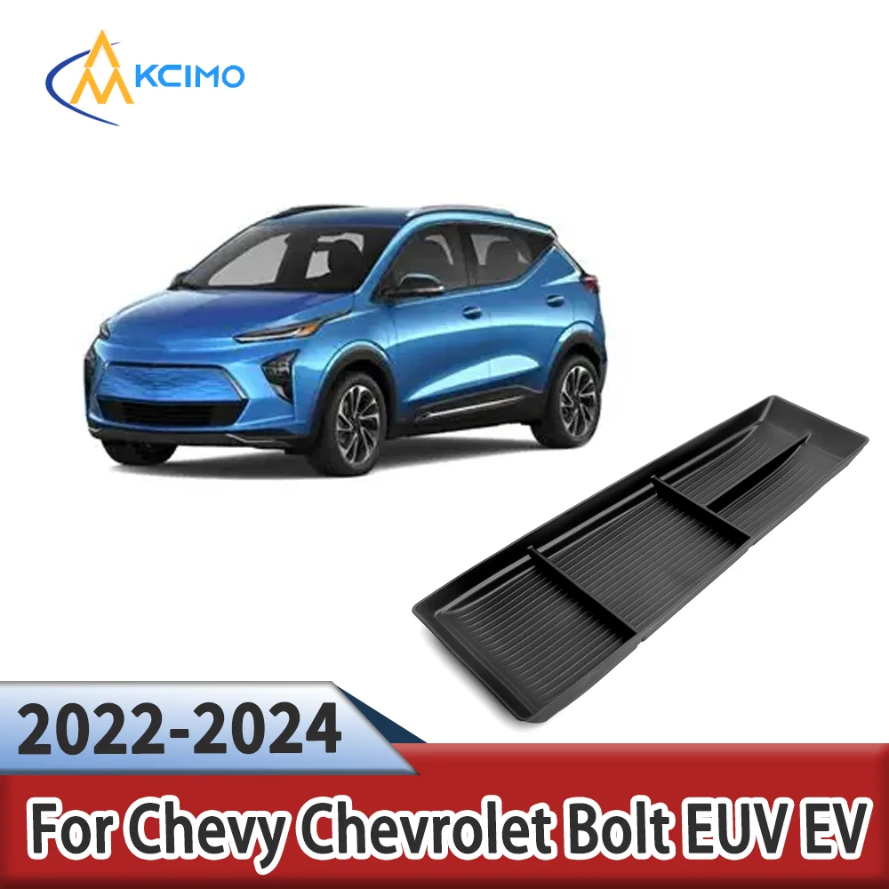 

For Chevy Chevrolet Bolt EUV EV 2022-2024 Center Console Tray Organizer Central Armrest Lower Layer Storage Box Auto Accessory