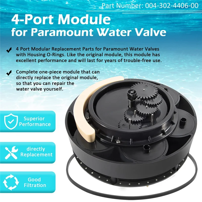 

Модуль порта-редуктора ABGR-4 для системы очистки пола Paramount, водяной клапан, замена 004-302-4406-00