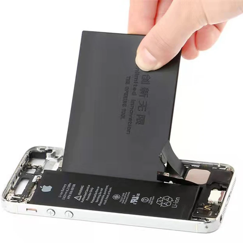 5 pz/lotto apertura professionale rimozione leva batteria fai da te smontare carta dura per iPhone Samsung Set di strumenti di riparazione del telefono cellulare