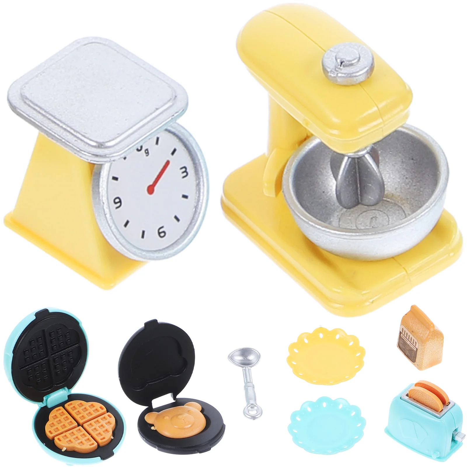 

Dollhouse Cooker Mini Decor Blenders Childrens Toys Accessories Baking Plastic Micro Scene