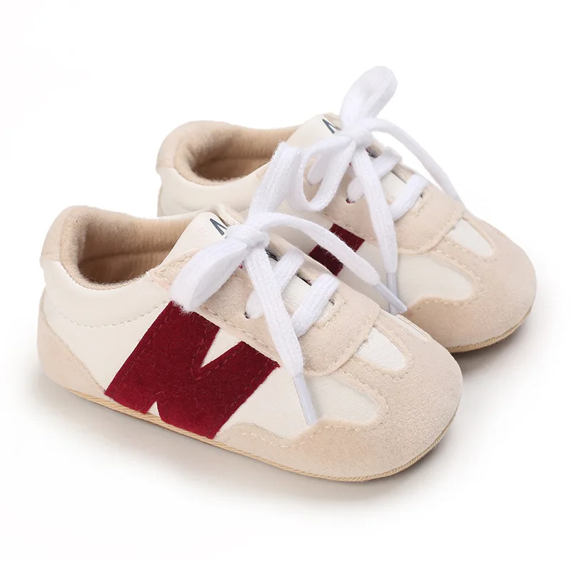 Yibubu Baby Blue Shoes Cute Fashion Simple And Generous Indoor Soft Soled Non-slip Toddler Shoes Suitable For Spring And Autumn