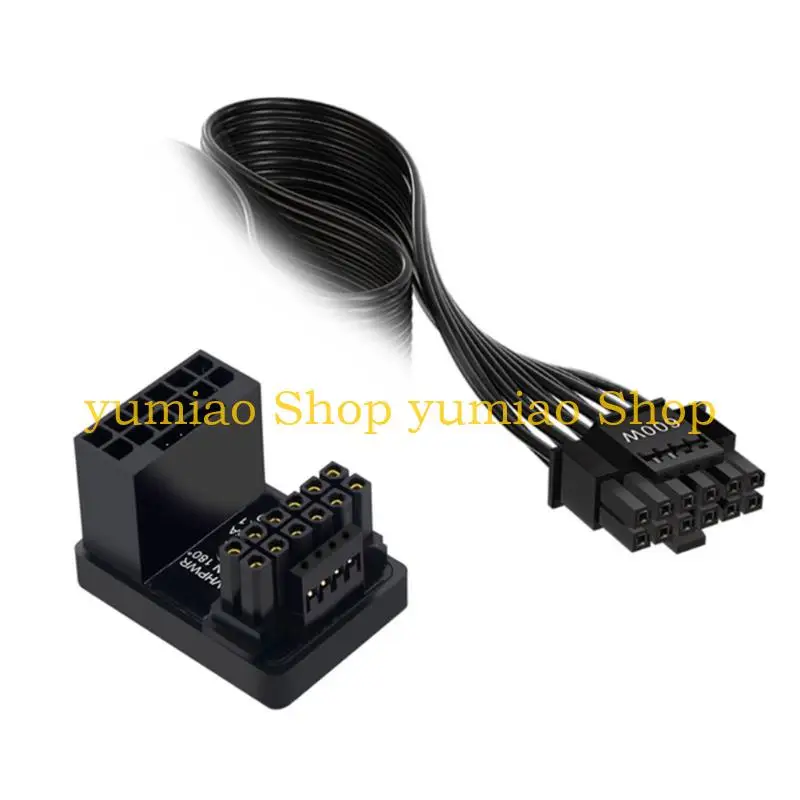 587B Aluminum Alloy ABS PCIe5.0 Graphics Card Power Connectors Toolless Installation