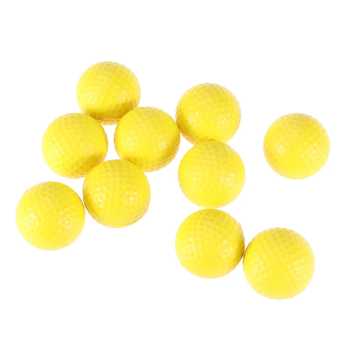 

10 Pcs Golf Soft Ball Miss Mini Sports Golfballs Practicing Practice Foam Training PU