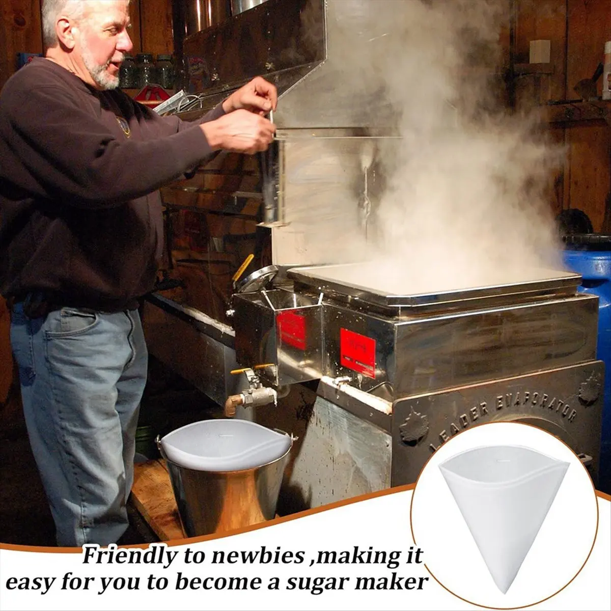 A24I Maple Syrup Tapping Kit Maple Tap and Food Grade Dropper Extractor 13 Piece