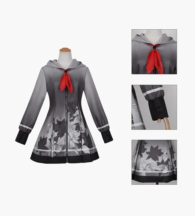 Yoisaki Kanade Cosplay Anime Project Sekai Colorful Stage Feat Costume Uniform Women Hooded Dress Outfits for Party Set