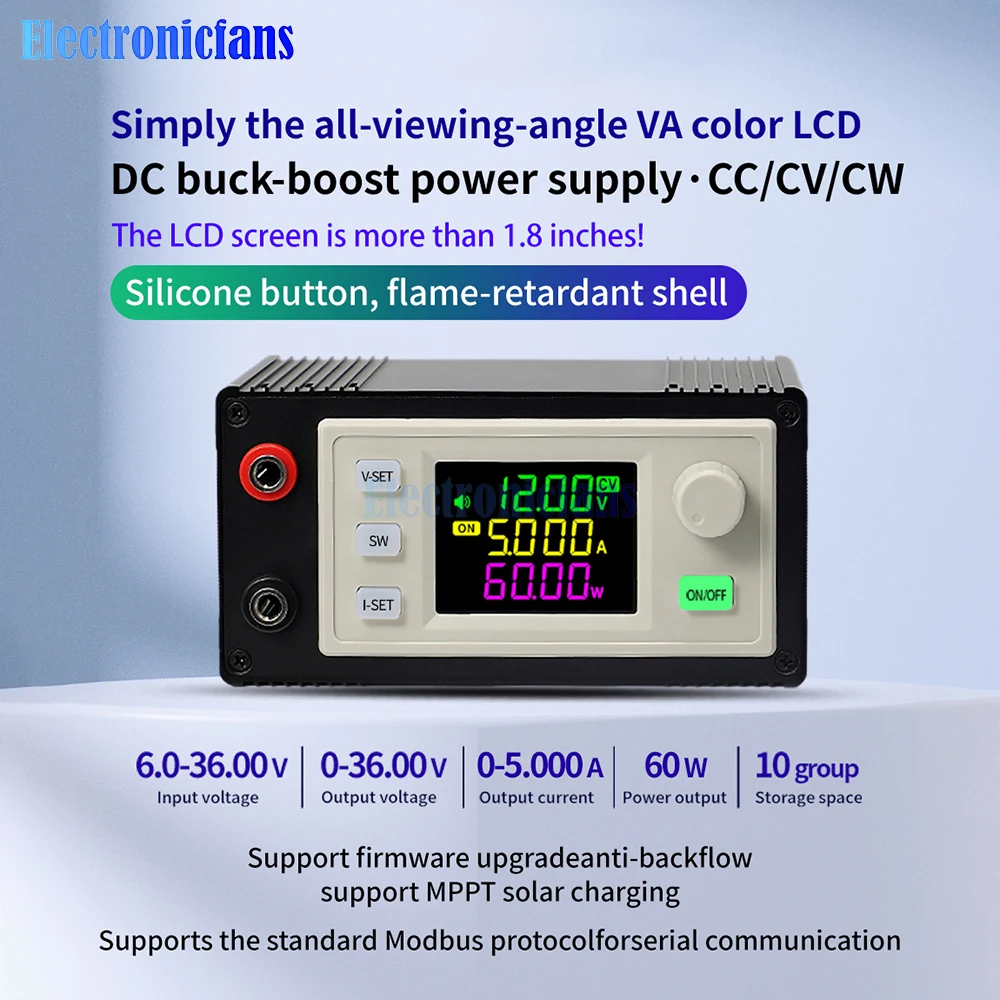 SK60X/SK120X CNC Lift-off DC Adjustable Voltage Regulator Constant Voltage Constant Current Solar Charging Module