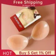 Invisible Silicone Bra Sexy Small Chest Gather Wedding Dress Top Support Thick Non-slip Underwear Chest Stickers Nipple Cover