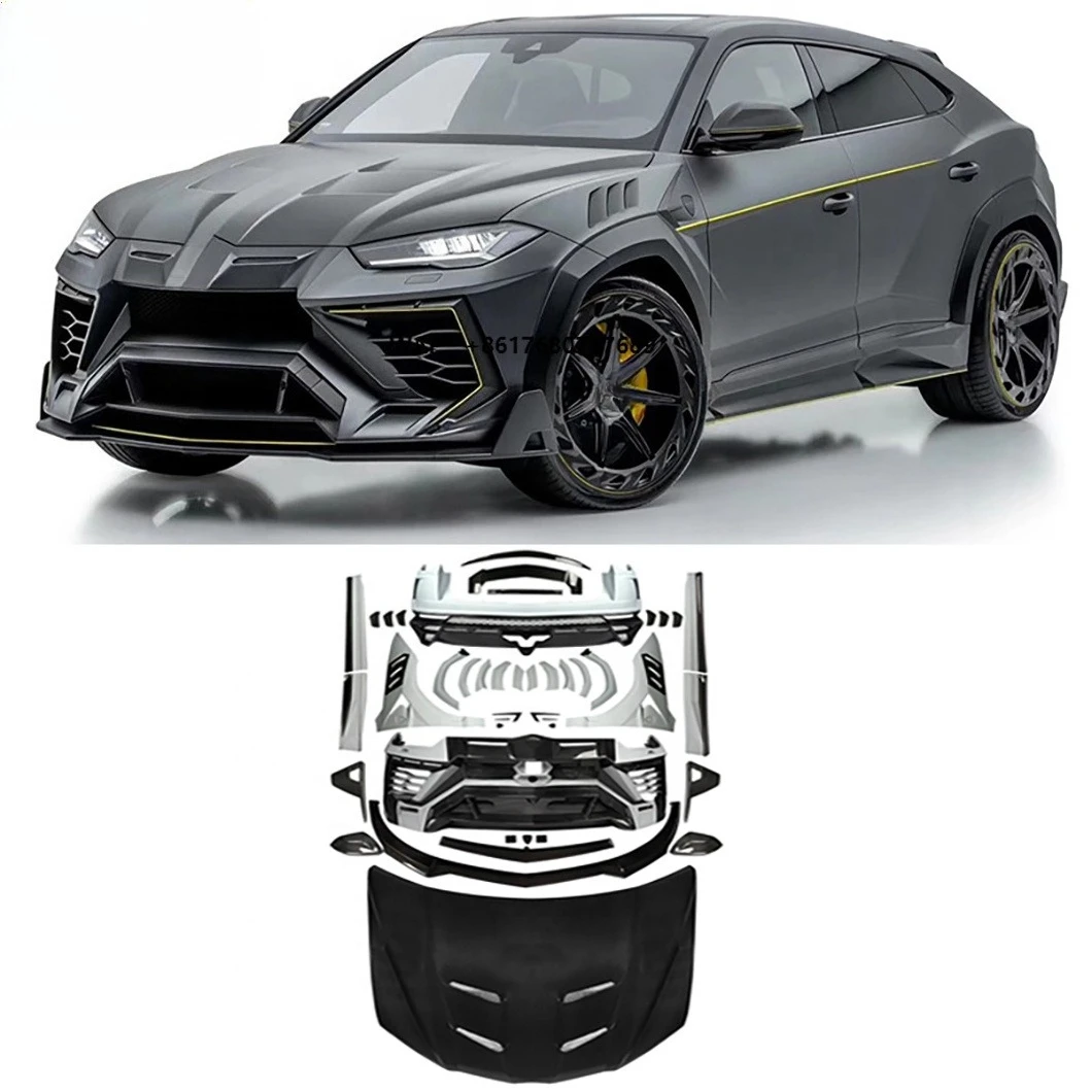 Dry Carbon Body Kit for Lambor Urus MSY Style Front Bumper Lip Side Skirts Fender Rear Wing Car Accessories